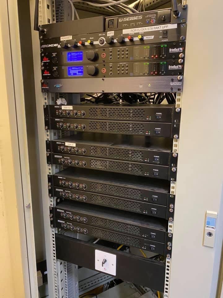 Styrpaneler i rack-format